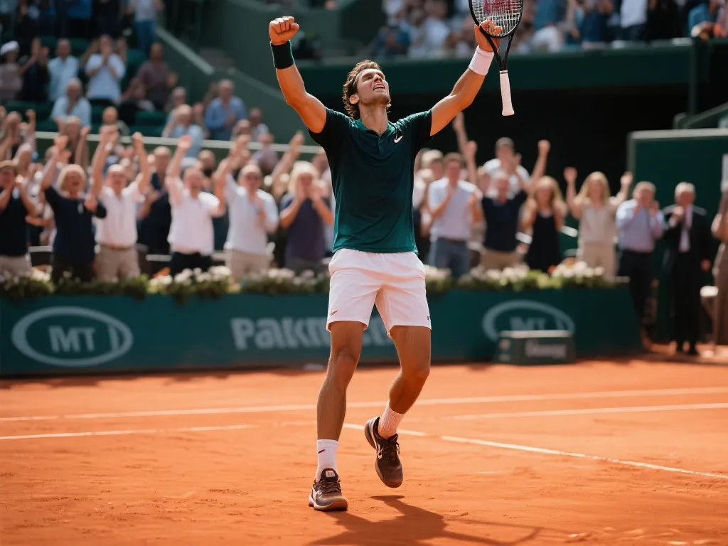 法网公开赛：红土之上，种子选手[某选手]书写属于他的篇章